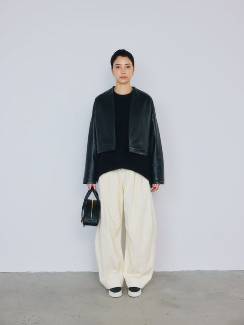 Entrefino lamb leather jacket